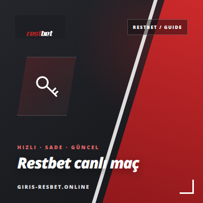Restbet Canlı Maç Online Takibi | giris-resbet.online