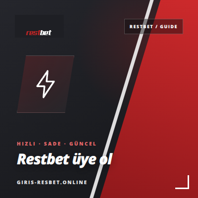 Restbet Üye Ol ve Profil Ayarları | giris-resbet.online