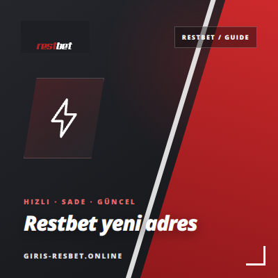 Restbet Yeni Adres Bildirimleri | giris-resbet.online